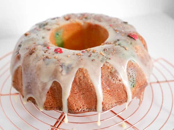 Tulband met m&m's en witte chocolade ganache | Foodaholic.nl
