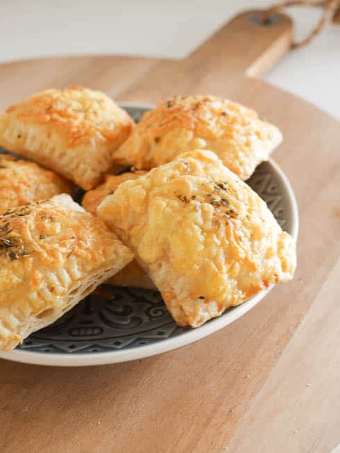 Ham- kaasbroodjes met mosterd