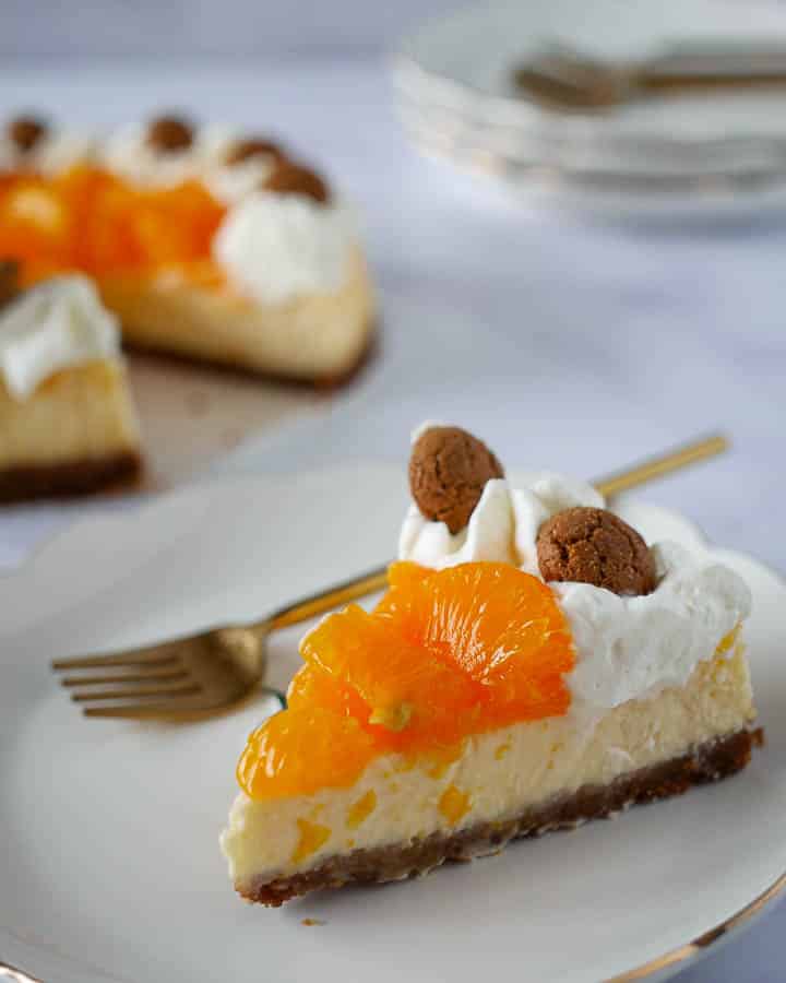 Mandarijnen kruidnoten cheesecake