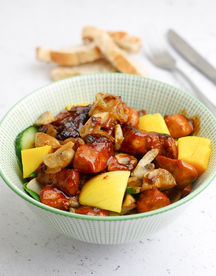 Salade met pittige kip | Foodaholic.nl