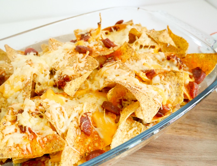 Nacho schotel met chorizo | Foodaholic.nl