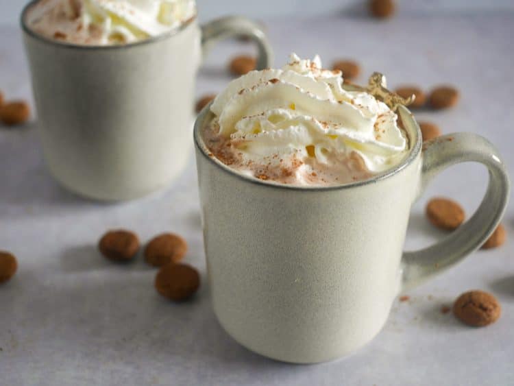 Warme chocolademelk met speculaaskruiden en kruidnoten | Foodaholic.nl