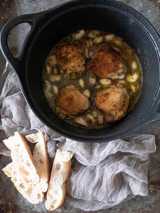 Kip met 40 tenen knoflook | Foodaholic.nl