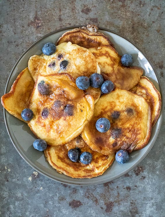 Blueberry pancakes | Foodaholic.nl