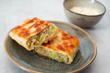 Martabak met kip en garnalen | Foodaholic.nl