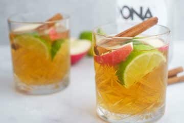 Mocktail met appel, kaneel en limoen | Foodaholic.nl