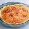 Quiche met serranoham, ui, champignons en mozzarella | Foodaholic.nl
