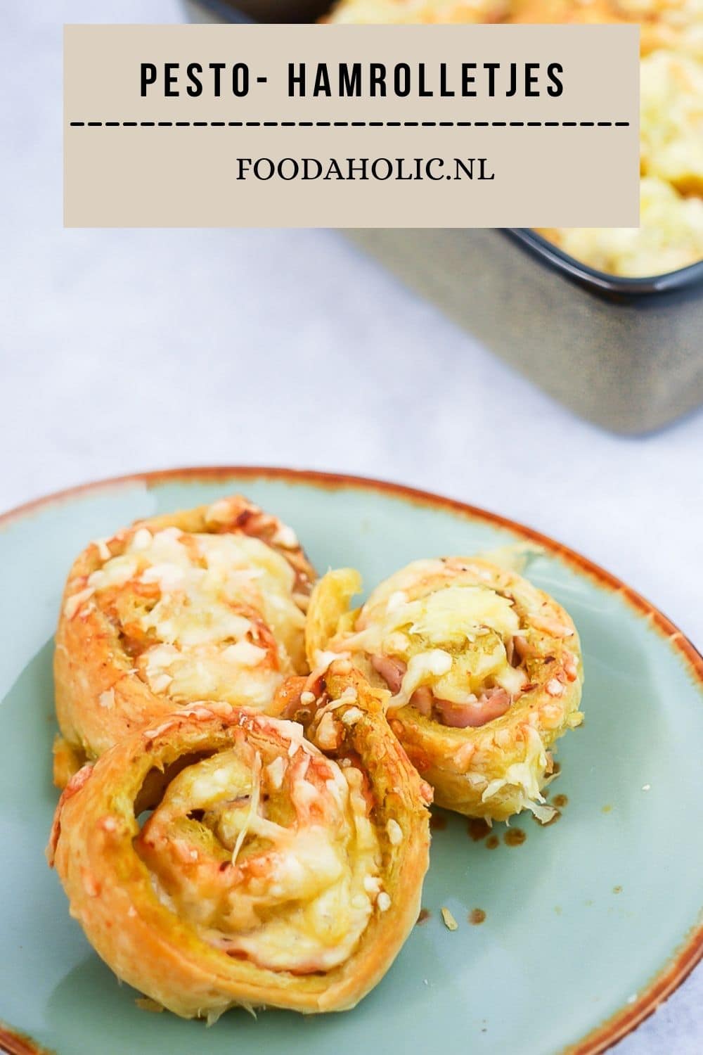 Pesto- hamrolletjes | Foodaholic.nl