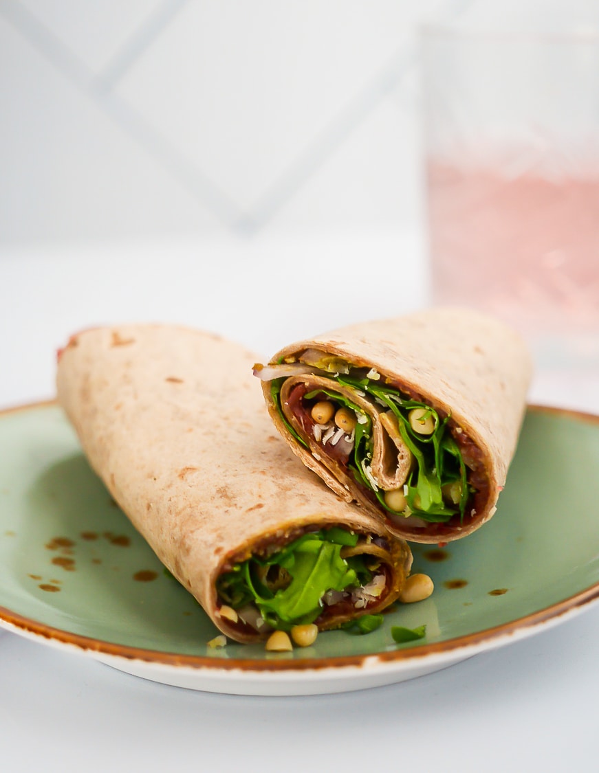 Wrap met carpaccio | Foodaholic.nl