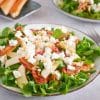 Geitenkaassalade met appel en pancetta | Foodaholic.nl