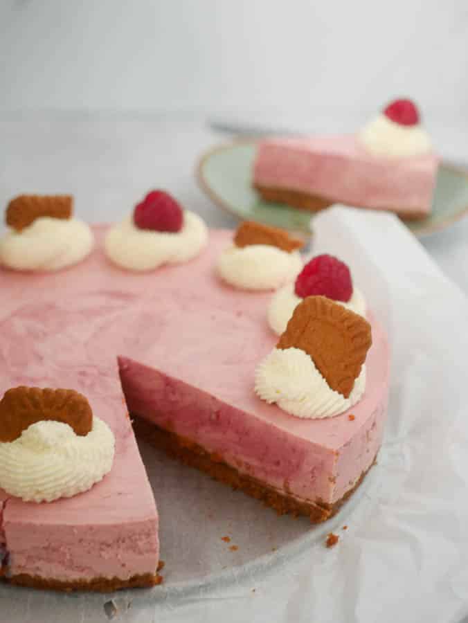 Frambozen kwarktaart | Foodaholic.nl