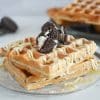 Oreo wafels met witte chocolade | Foodaholic.nl