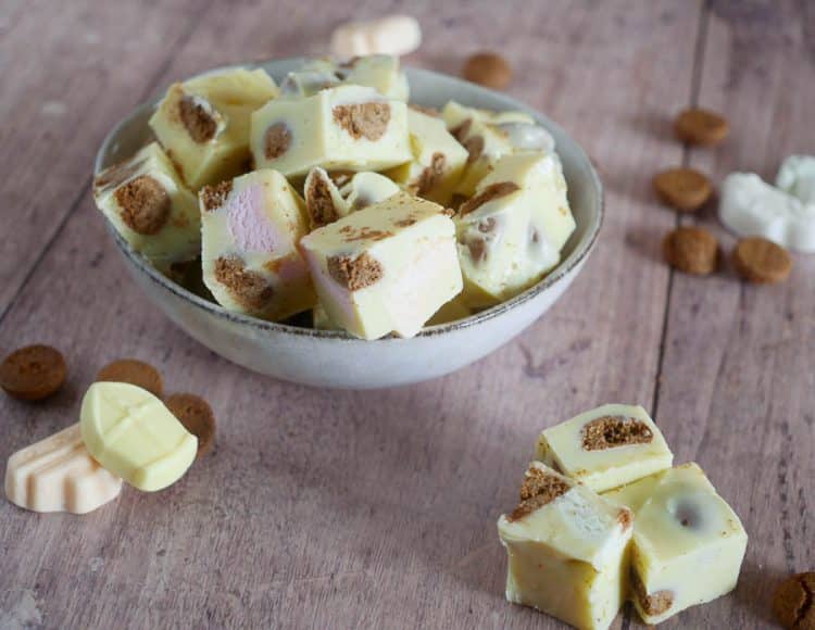 Witte chocolade Sinterklaas fudge | Foodaholic.nl