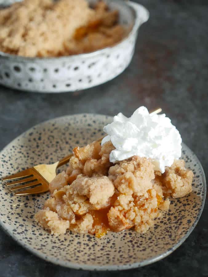 Appelcrumble met mandarijn | Foodaholic.nl